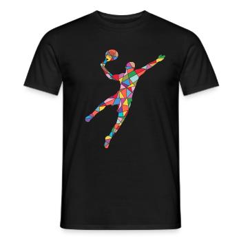 Padel Tennis Joueurs de padel Padel Tennis Garçons - T-shirt homme - noir - Devant - AI Model Male 178 light (178cm)