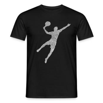 Padel Tennis Padel Joueurs Padel Homme - T-shirt homme - noir - Devant - AI Model Male 178 light (178cm)