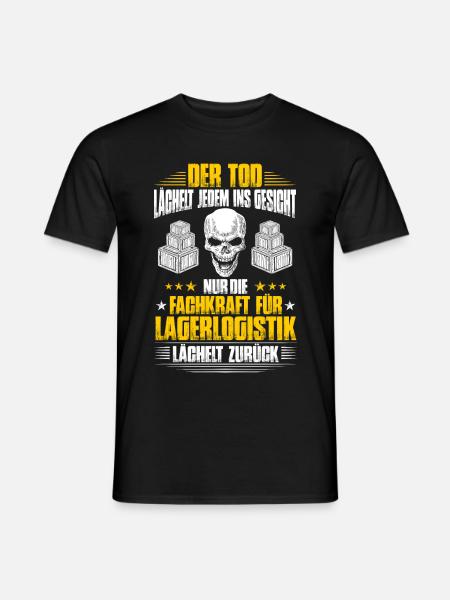 Fachkraft für Lagerlogistik Geschenk Geschenkidee - Männer T-Shirt - Schwarz