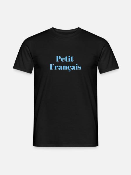 Petit Français - T-shirt homme - noir