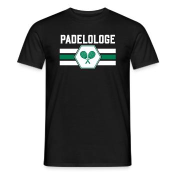 Padel Padeltennis Padeltennisspieler - Männer T-Shirt - Schwarz - Vorne - AI Model Male 178 light (178cm)