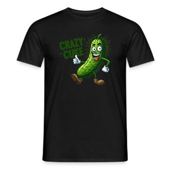 Légumes fous poilus Cuke pouces vers le haut - T-shirt homme - noir - Devant - AI Model Male 178 light (178cm)