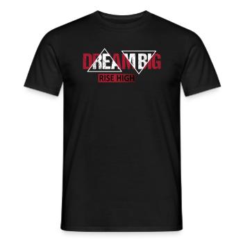 Deam Big Rise High - T-shirt homme - noir - Devant - AI Model Male 178 light (178cm)