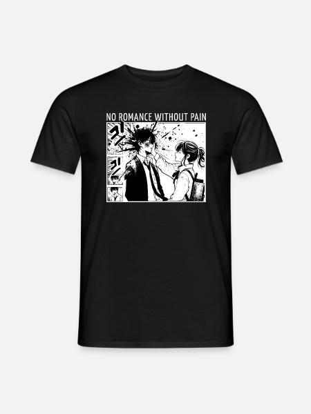 Anime Manga // No romance without pain // AS012 - Männer T-Shirt - Schwarz