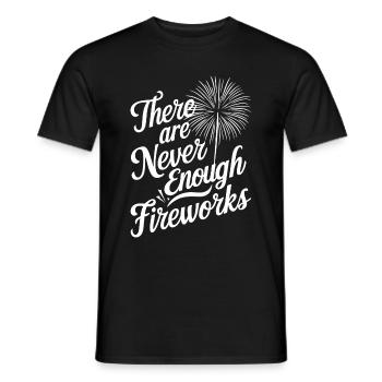 Pyrotechnics Fireworks Pyrotechnics - Men's T-Shirt - black - Front - AI Model Male 178 light (178cm)