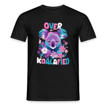 Koala Koala Koala Bear Animal - Men's T-Shirt - black - Front - AI Model Male 178 light (178cm)