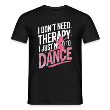Tanzen Tänzer Tanzen - Männer T-Shirt - Schwarz - Vorne - AI Model Male 178 light (178cm)