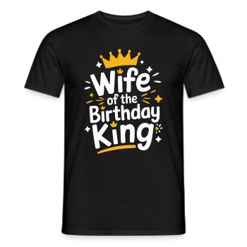 Femme Épouse Partenaire Famille Marié - T-shirt homme - noir - Devant - AI Model Male 178 light (178cm)
