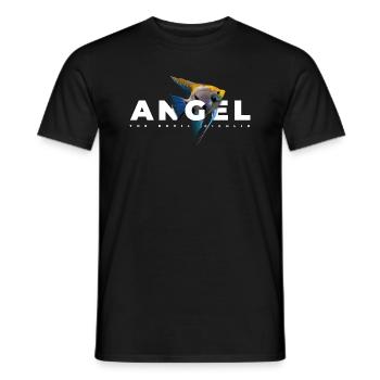 Kaiserfisch Buntbarsch Aquarium Fisch - Männer T-Shirt - Schwarz - Vorne - AI Model Male 178 light (178cm)