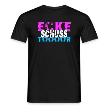 Feldhockey Hockeyspruch Hockeyfan Maskottchen - Männer T-Shirt - Schwarz - Vorne - AI Model Male 178 light (178cm)