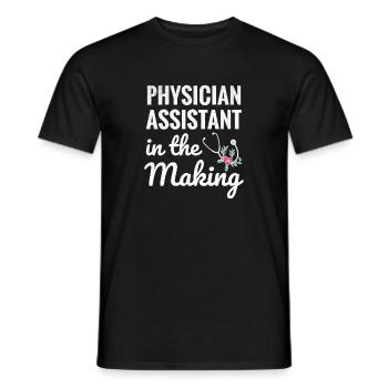Arztassistentin Studentin Geschenk | PA-Studentin - Männer T-Shirt - Schwarz - Vorne - AI Model Male 178 light (178cm)