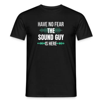 Ingénieur du son Sound Engineer Cadeau - T-shirt homme - noir - Devant - AI Model Male 178 light (178cm)