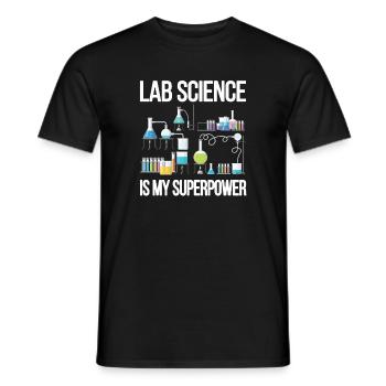 Laboratory Technician Medical Technician Laboratory Technician Lab Tech - Men's T-Shirt - black - Front - AI Model Male 178 light (178cm)