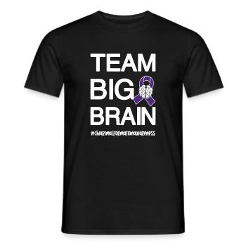 Chiari Malformation Cerveau Des combattants fiers - T-shirt homme - noir - Devant - AI Model Male 178 light (178cm)