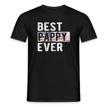 Meilleur papy papy Papy Papy - T-shirt homme - noir - Devant - AI Model Male 178 light (178cm)