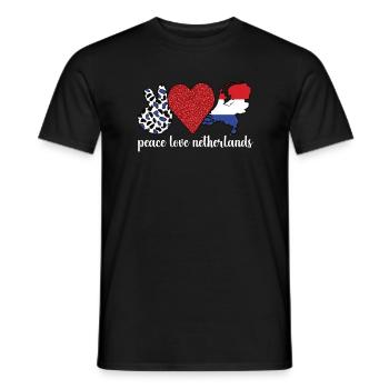 Dutch Netherlands Dutch roots - Men's T-Shirt - black - Front - AI Model Male 178 light (178cm)