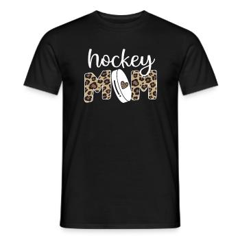 Stolze Eishockey Mama Von Eishockeyspieler Mutter - Männer T-Shirt - Schwarz - Vorne - AI Model Male 178 light (178cm)