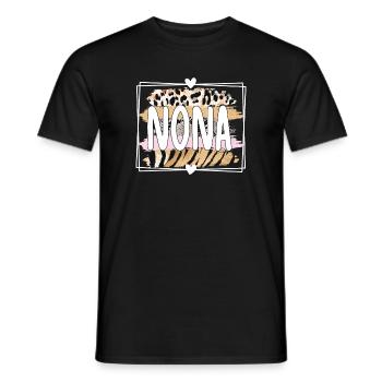 Nona Grandma Mother's Day Gift Nona Grandmother Sweet - Men's T-Shirt - black - Front - AI Model Male 178 light (178cm)