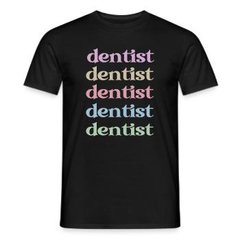 Dentist Gift Dentist Dentist - Men's T-Shirt - black - Front - AI Model Male 178 light (178cm)