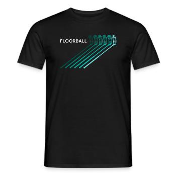 Floorball floorball « floorball bat » unihoc - T-shirt homme - noir - Devant - AI Model Male 178 light (178cm)