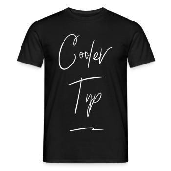 Cooler Typ Lustiger Spruch - Männer T-Shirt - Schwarz - Vorne - AI Model Male 178 light (178cm)