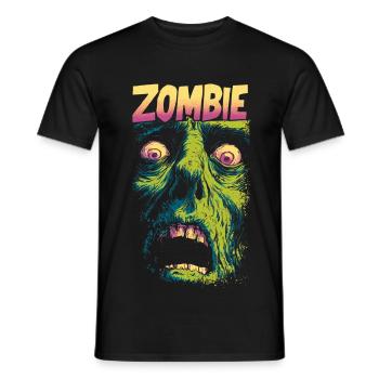 Zombie - Men's T-Shirt - black - Front - AI Model Male 178 light (178cm)