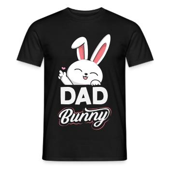 Frohe Ostern Süßer Osterhase Eiersuche Ostereier - Männer T-Shirt - Schwarz - Vorne - AI Model Male 178 light (178cm)