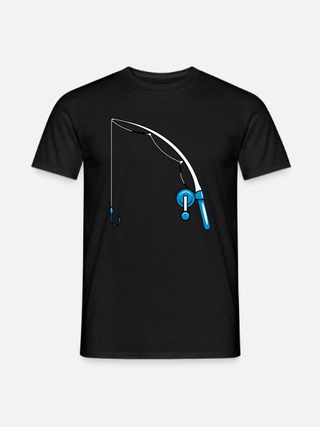 bébé enfant de pêche - T-shirt homme - noir