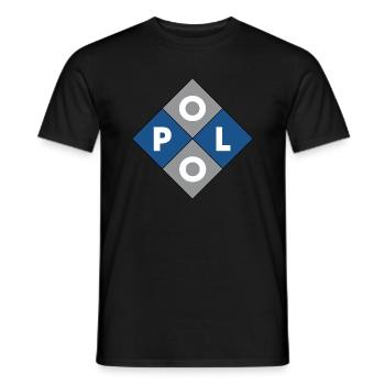 Polo Sport - Männer T-Shirt - Schwarz - Vorne - AI Model Male 178 light (178cm)