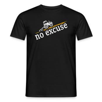 Tracteur, Conducteur De Tracteur, Temps De Récolte, Agriculteur - T-shirt homme - noir - Devant - AI Model Male 178 light (178cm)