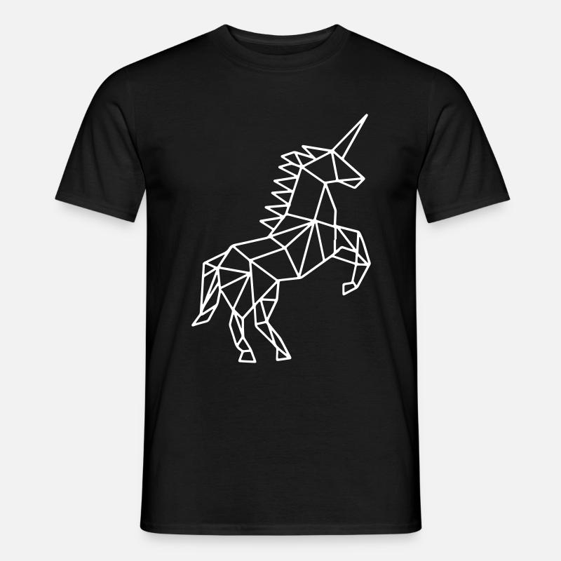 Unicorn - Männer T-Shirt - Schwarz