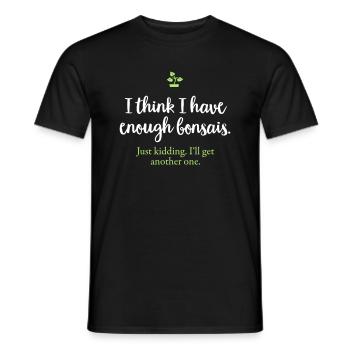 Assez bonsaï - Un autre bonsaï - T-shirt homme - noir - Devant - AI Model Male 178 light (178cm)