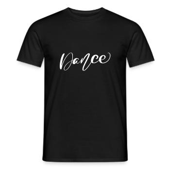Tanzen - Männer T-Shirt - Schwarz - Vorne - AI Model Male 178 light (178cm)