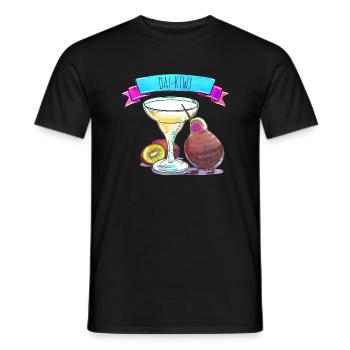 Daiquiri + Kiwi = Daiquiwi - Men's T-Shirt - black - Front - AI Model Male 178 light (178cm)