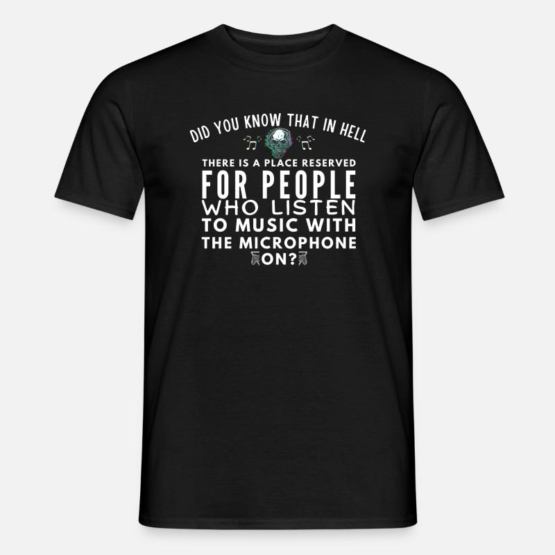 Le micro sur - T-shirt homme - noir