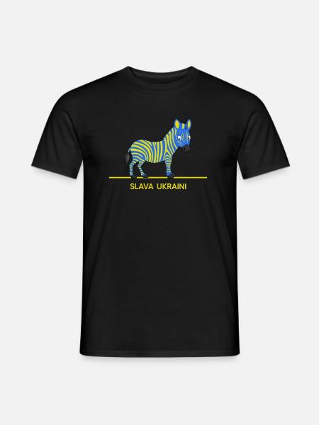free ukraine slava ukraini stand with ukraine kiew - Männer T-Shirt - Schwarz