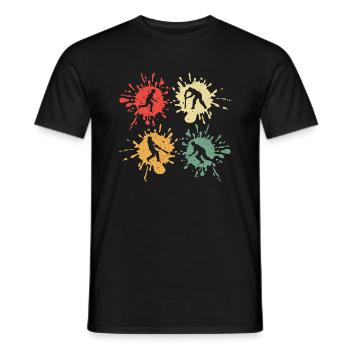 Cricket Cricketspieler Cricketspiel Geschenk - Männer T-Shirt - Schwarz - Vorne - AI Model Male 178 light (178cm)