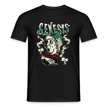 Genesis Madl Hatter - Men's T-Shirt - black - Front - AI Model Male 178 light (178cm)