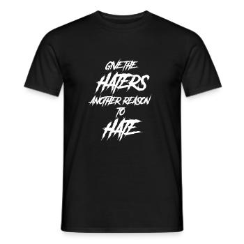 Goth Saying Funny Gibt Den Hassern Einen Weiteren - Männer T-Shirt - Schwarz - Vorne - AI Model Male 178 light (178cm)