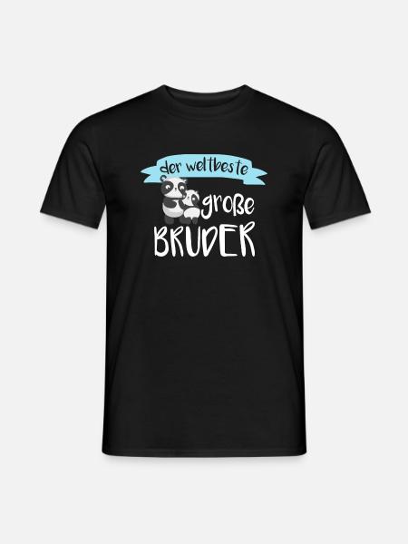 Der weltbeste große Bruder - Männer T-Shirt - Schwarz