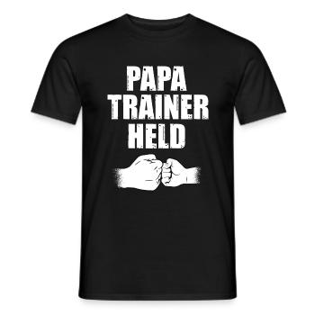 Fußballtrainer Spruch Bester Trainer Fußballcoach - Männer T-Shirt - Schwarz - Vorne - AI Model Male 178 light (178cm)