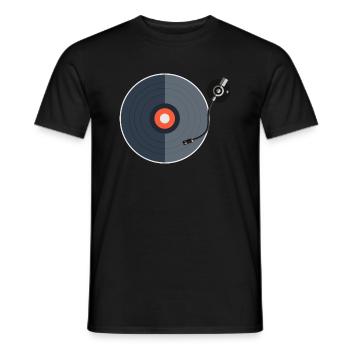 vinyle - T-shirt homme - noir - Devant - AI Model Male 178 light (178cm)