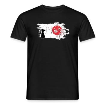 kyudo kyudomeister japanische bogenkunst Hankyu - Männer T-Shirt - Schwarz - Vorne - AI Model Male 178 light (178cm)