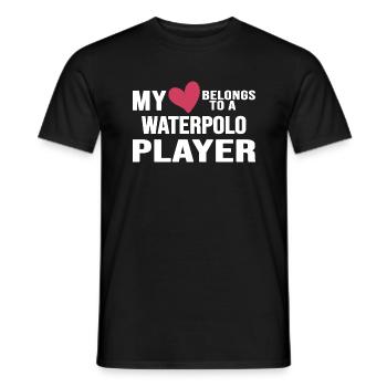 wasserball wasserballspieler wasserballer - Männer T-Shirt - Schwarz - Vorne - AI Model Male 178 light (178cm)