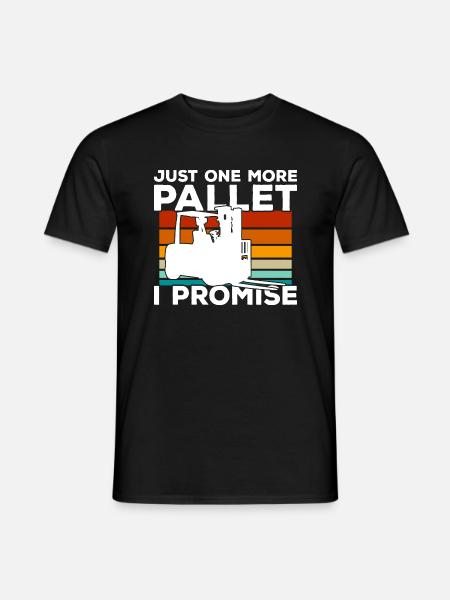 Gabelstaplerfahrer Gabelstaplerfahrer - Männer T-Shirt - Schwarz
