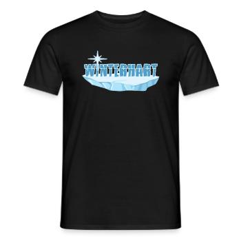 Ice bathing, hardy, winter baths, winter swimming - Men's T-Shirt - black - Front - AI Model Male 178 light (178cm)