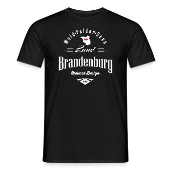 Brandenburg Shirt - Men's T-Shirt - black - Front - AI Model Male 178 light (178cm)