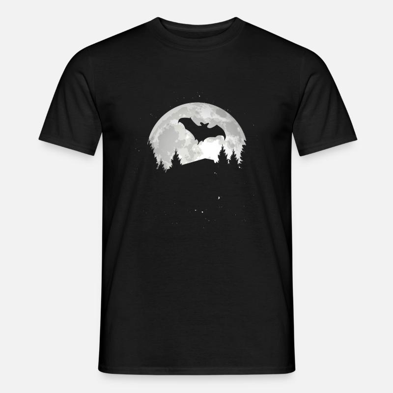 Fledermaus - Männer T-Shirt - Schwarz