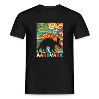 Ground pig - Men's T-Shirt - black - Front - AI Model Male 178 light (178cm)
