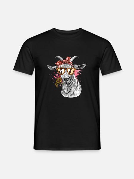 Cool Goat - Men's T-Shirt - black